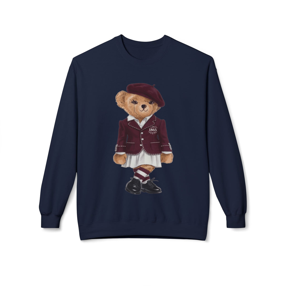 Shaw University Lady Bear Polo Bear Sweatshirt | HBCU Crewneck