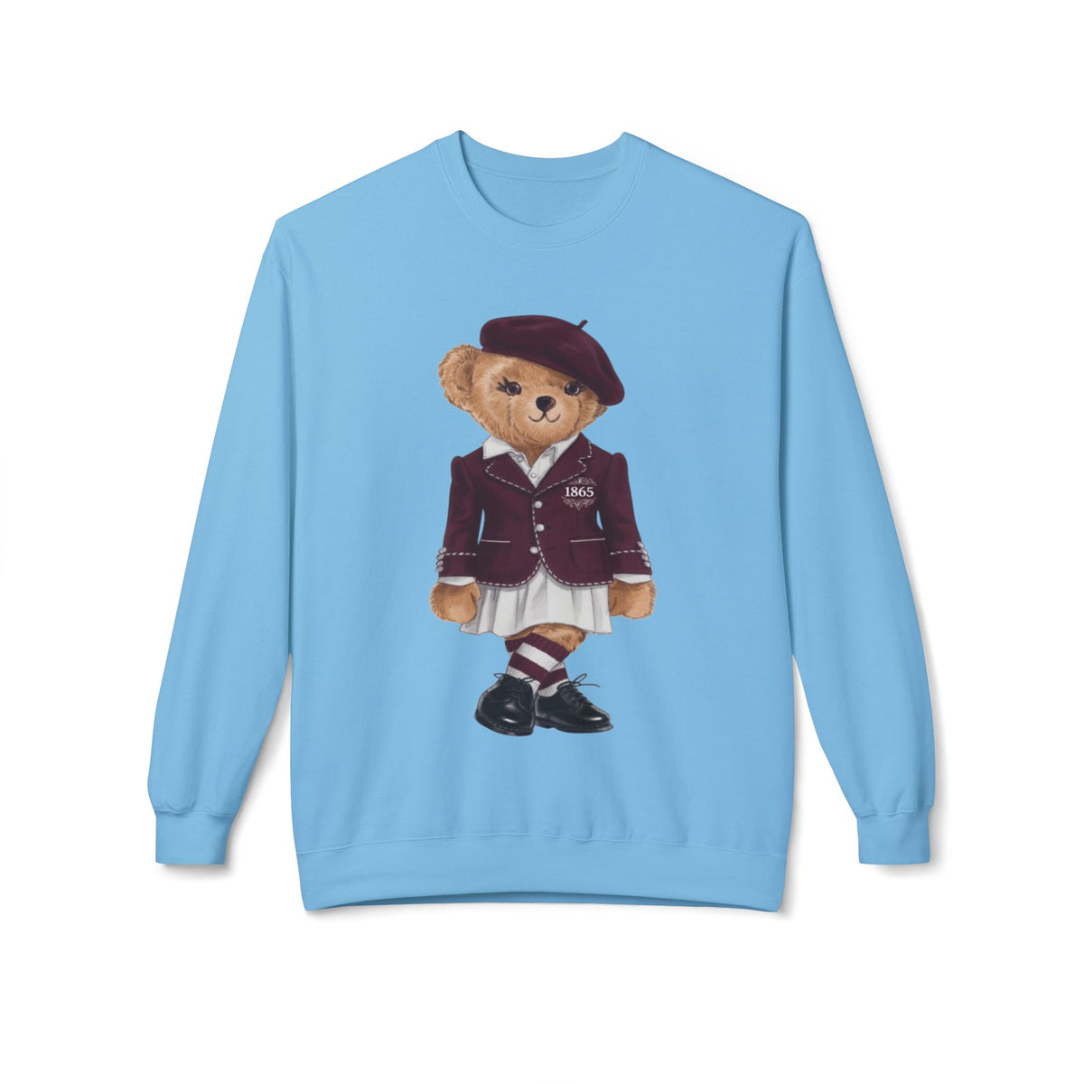 Shaw University Lady Bear Polo Bear Sweatshirt | HBCU Crewneck