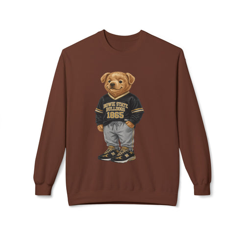 Bowie State Bulldogs Mascot Character- HBCU Polo Bear sweatshirt