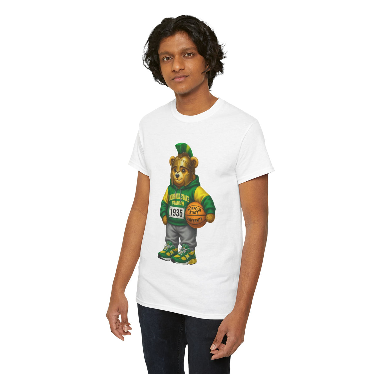 Norfolk State Spartan Bear - HBCU Tee Shirt
