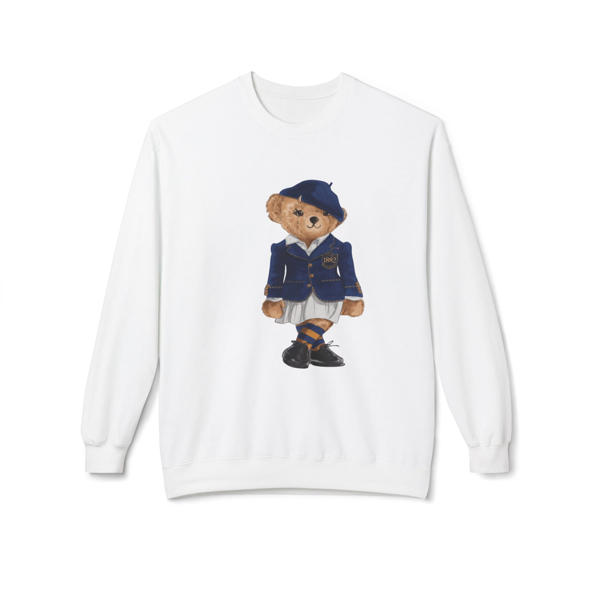 VSU Polo Bear Sweatshirt | Virginia State University Trojans Teddy | Vintage Prep HBCU Bear |