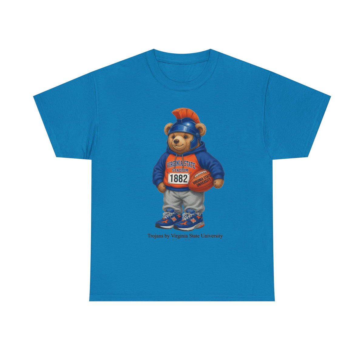 Virgina State Trojan Bear 2nd edition- HBCU Tee Shirt
