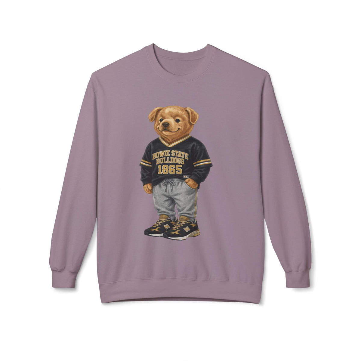 Bowie State Bulldogs Mascot Character- HBCU Polo Bear sweatshirt