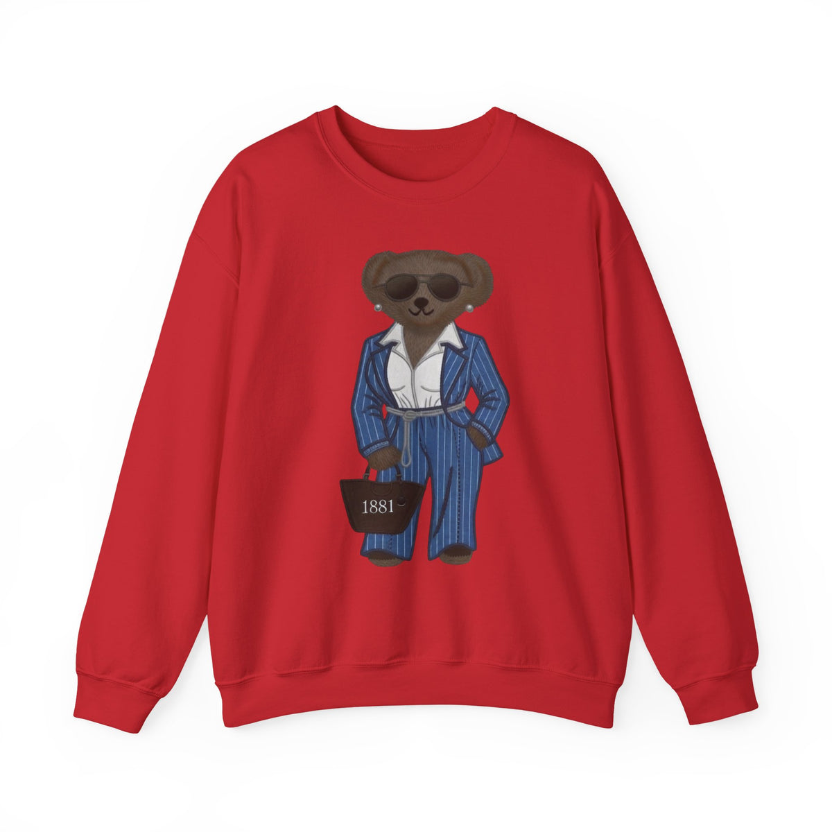 Spelman College Polo Bear  sweatshirt | Vintage Prep Teddy Bear