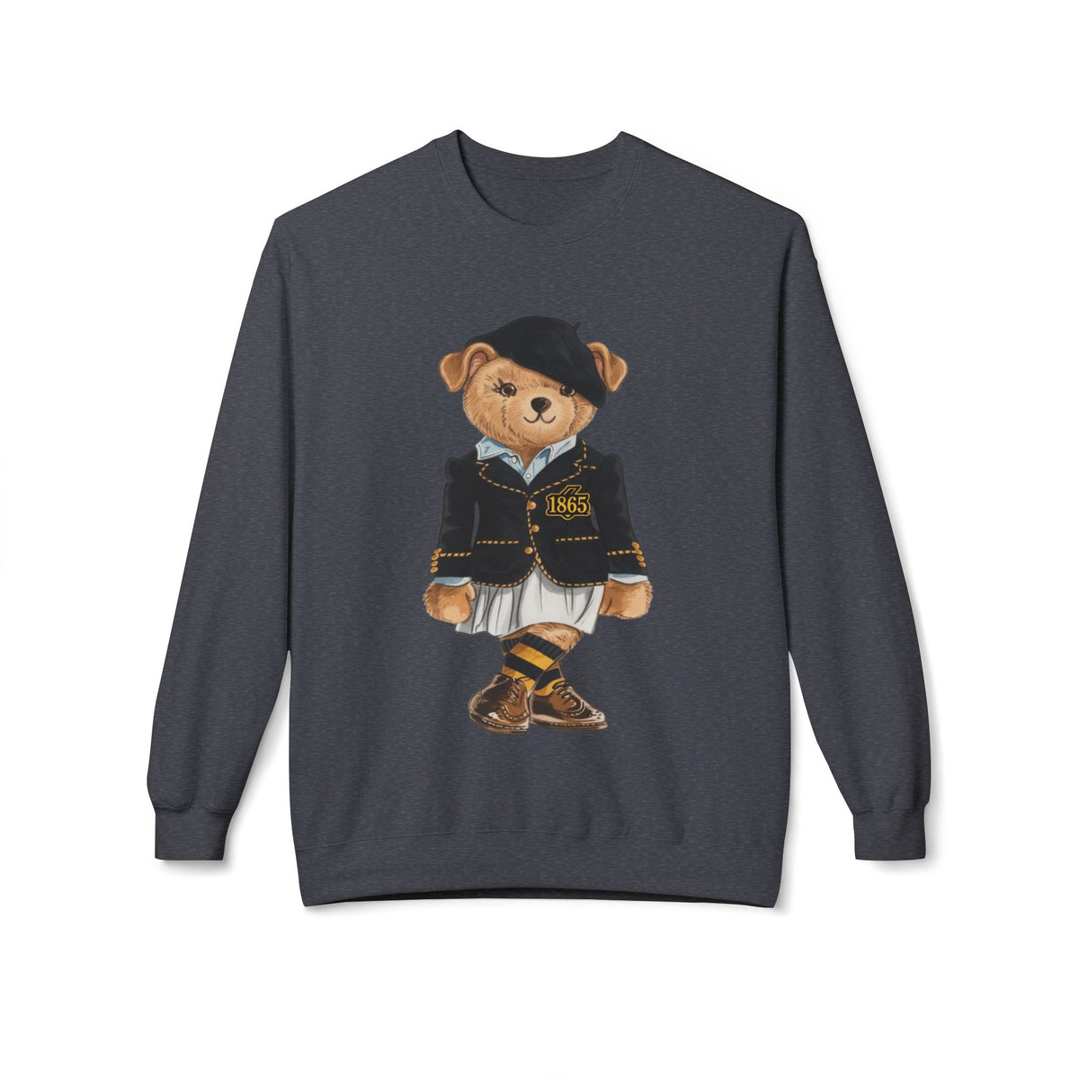 Bowie State Lady Teddy Bear Mascot- HBCU Polo Bear sweatshirt