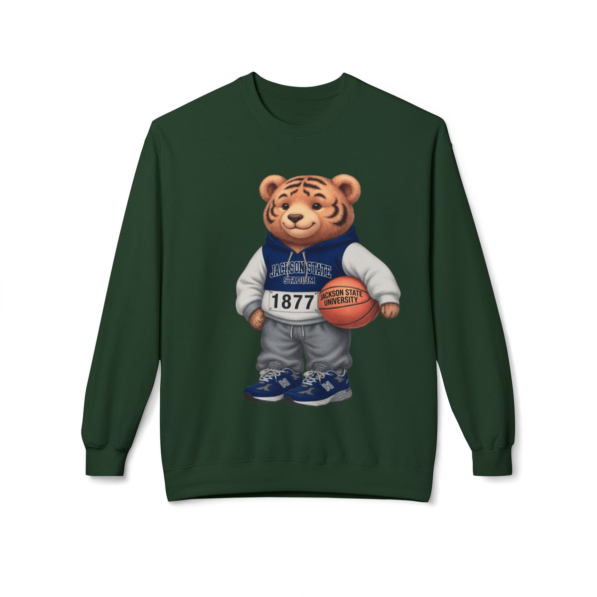 Jackson State Tiger Mascot- HBCU Polo Bear sweatshirt