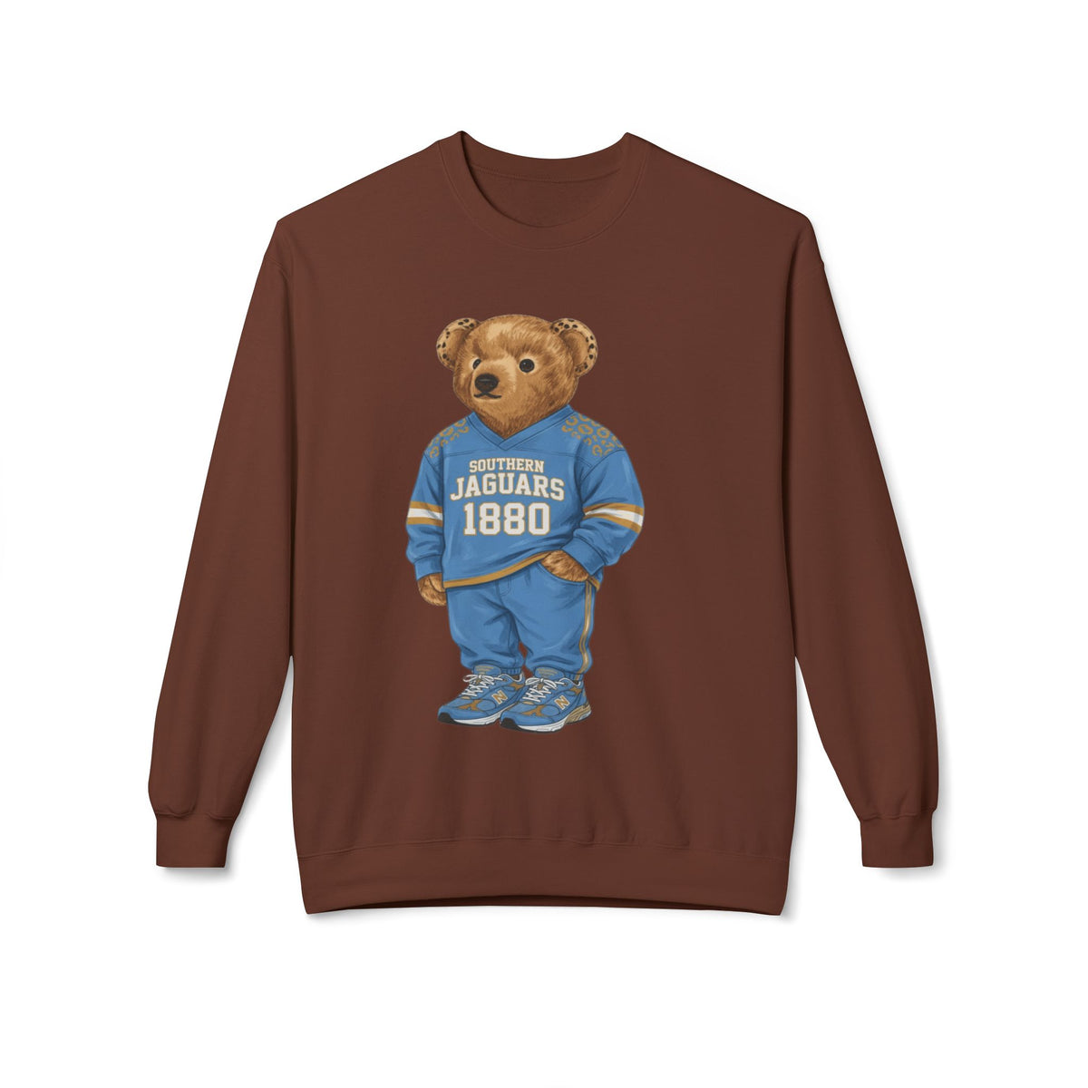 Vintage Southern Jaguars Bear Mascot- HBCU Polo Bear sweatshirt