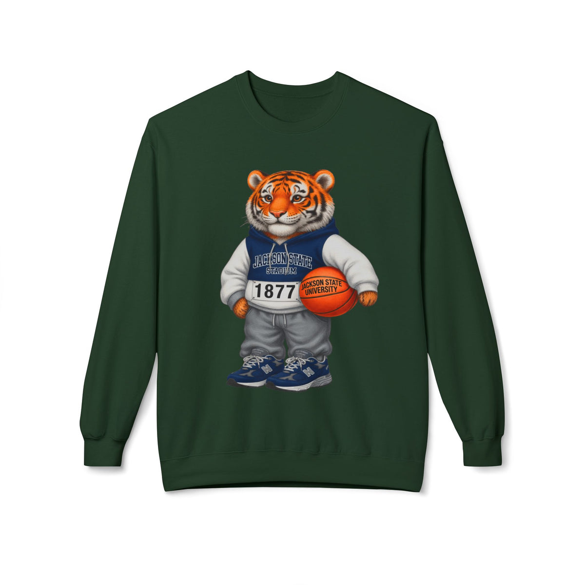 Jackson State Tiger Mascot- HBCU Polo Bear sweatshirt
