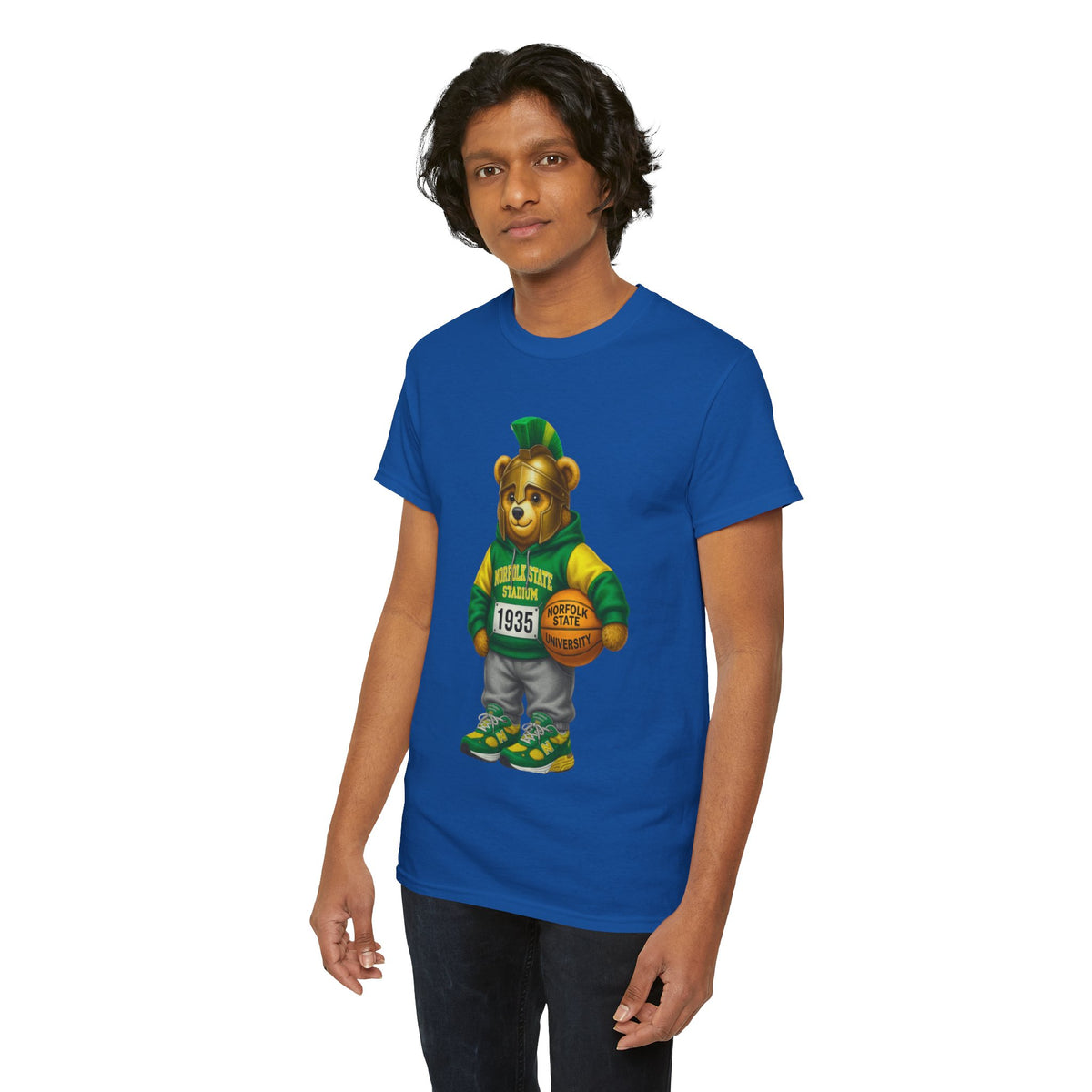 Norfolk State Spartan Bear - HBCU Tee Shirt