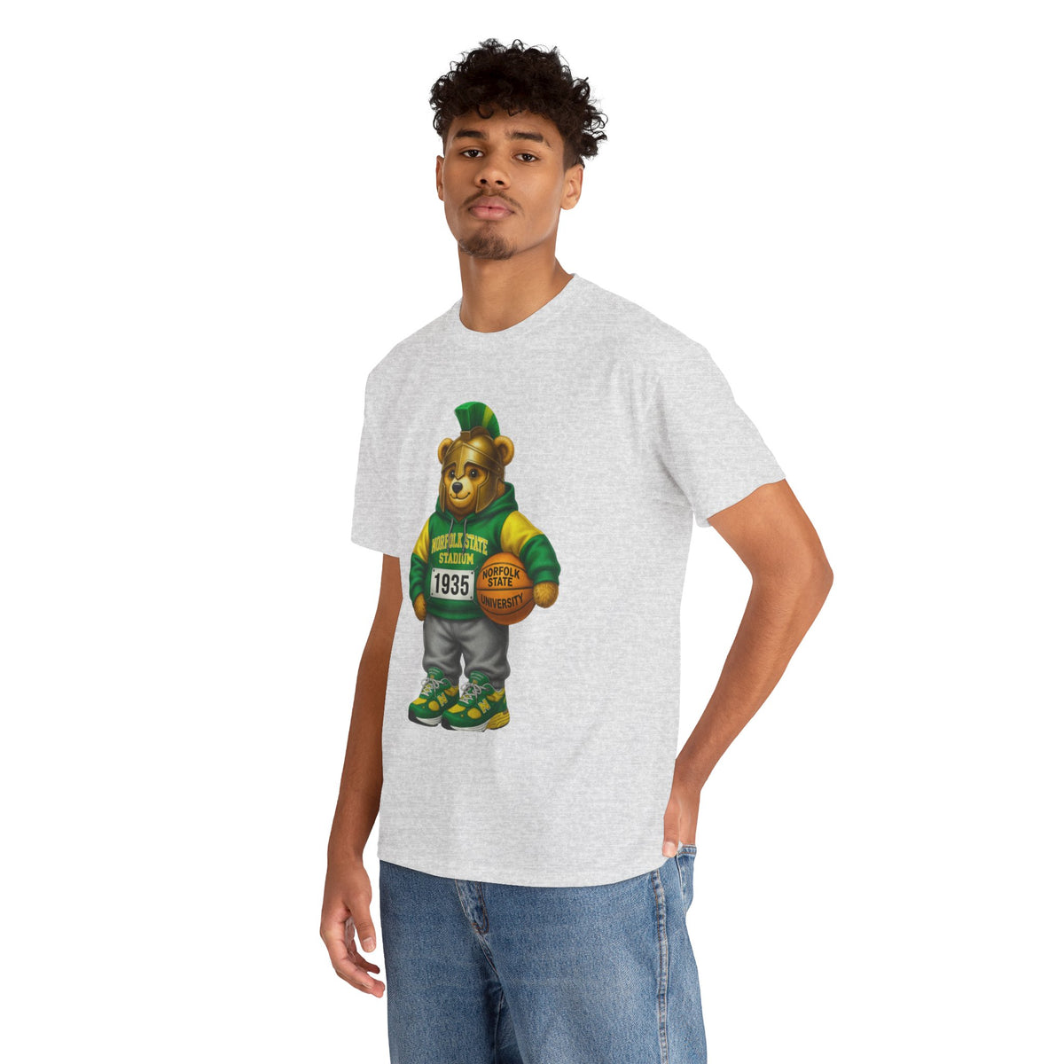 Norfolk State Spartan Bear - HBCU Tee Shirt