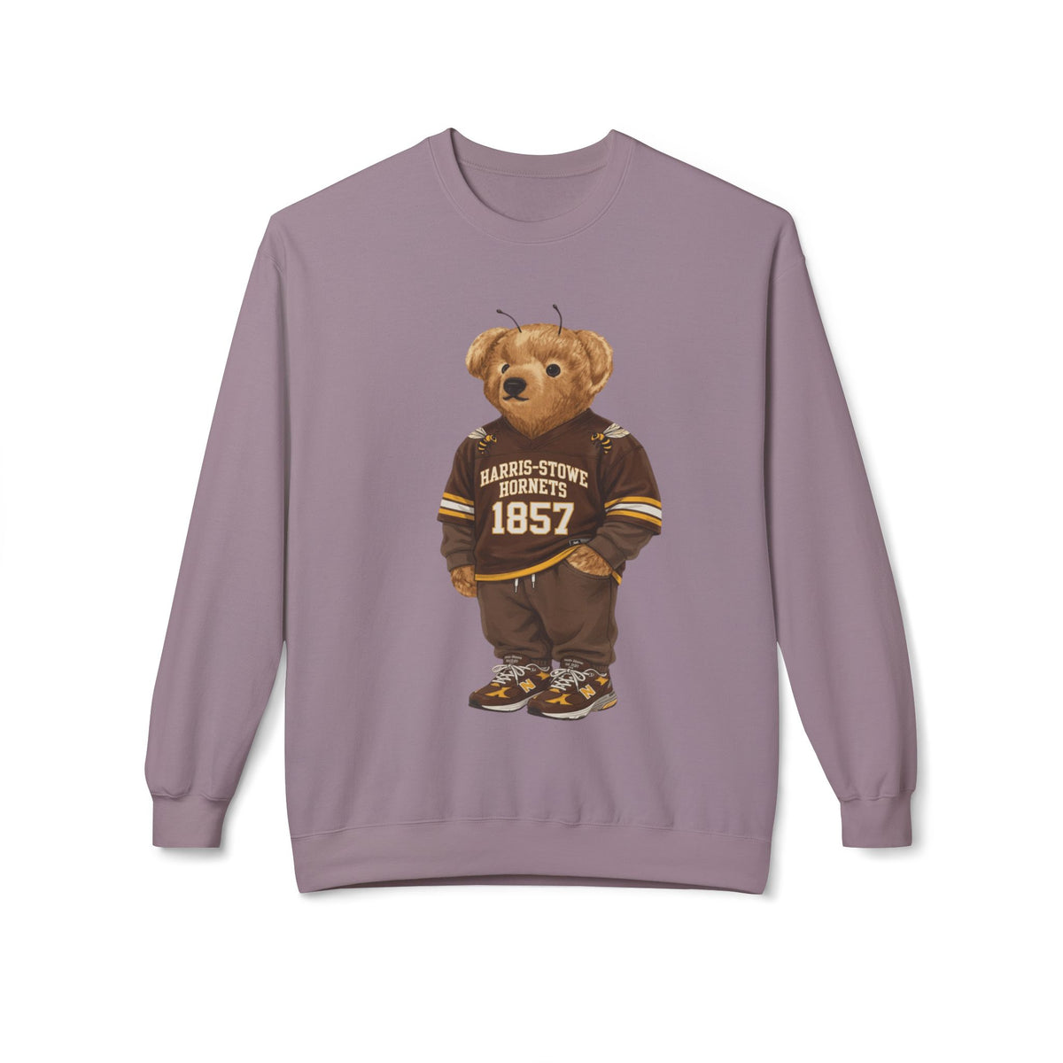 Harris-Stowe Hornets Mascot- HBCU Polo Bear sweatshirt