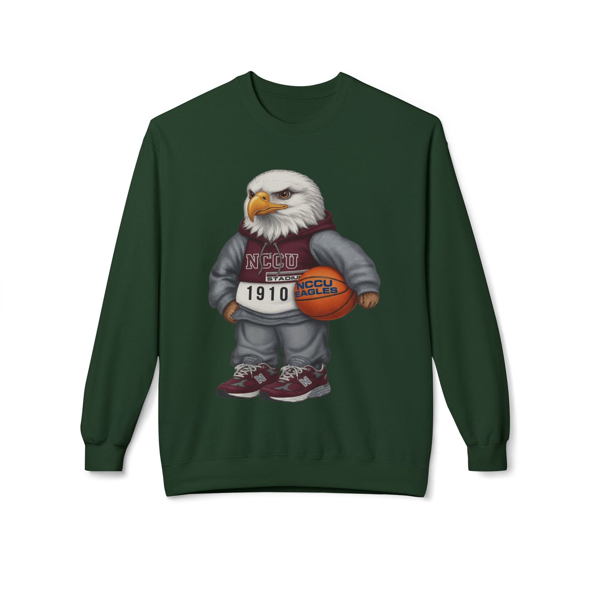 NCCU Eagles Mascot- HBCU Polo Bear sweatshirt