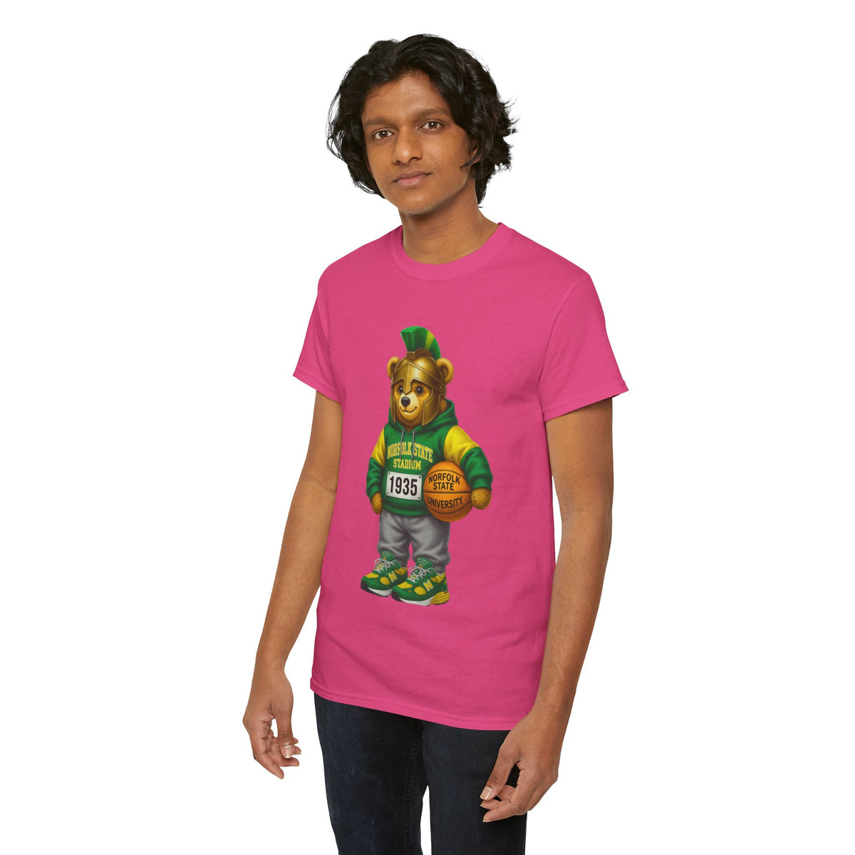 Norfolk State Spartan Bear - HBCU Tee Shirt