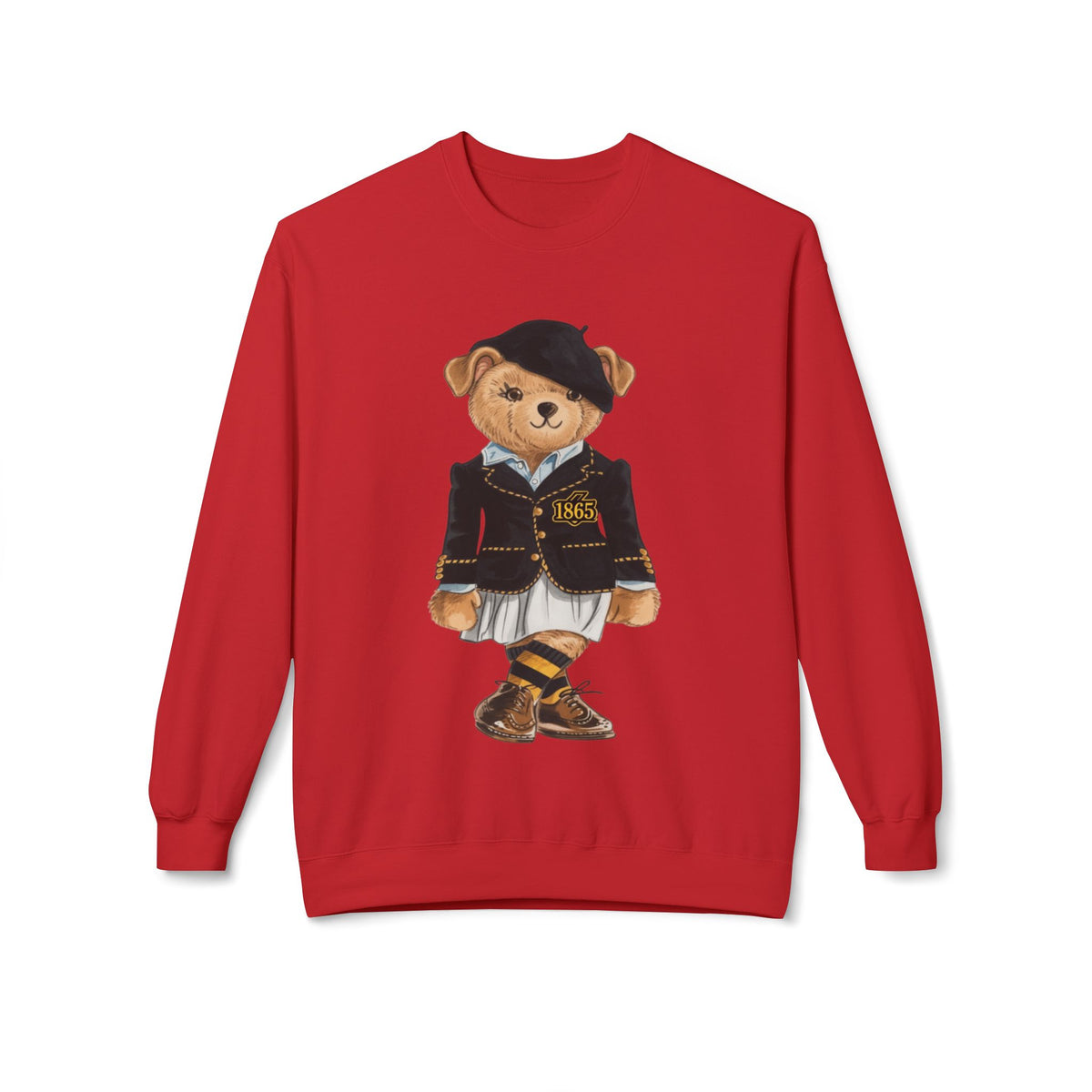 Bowie State Lady Teddy Bear Mascot- HBCU Polo Bear sweatshirt