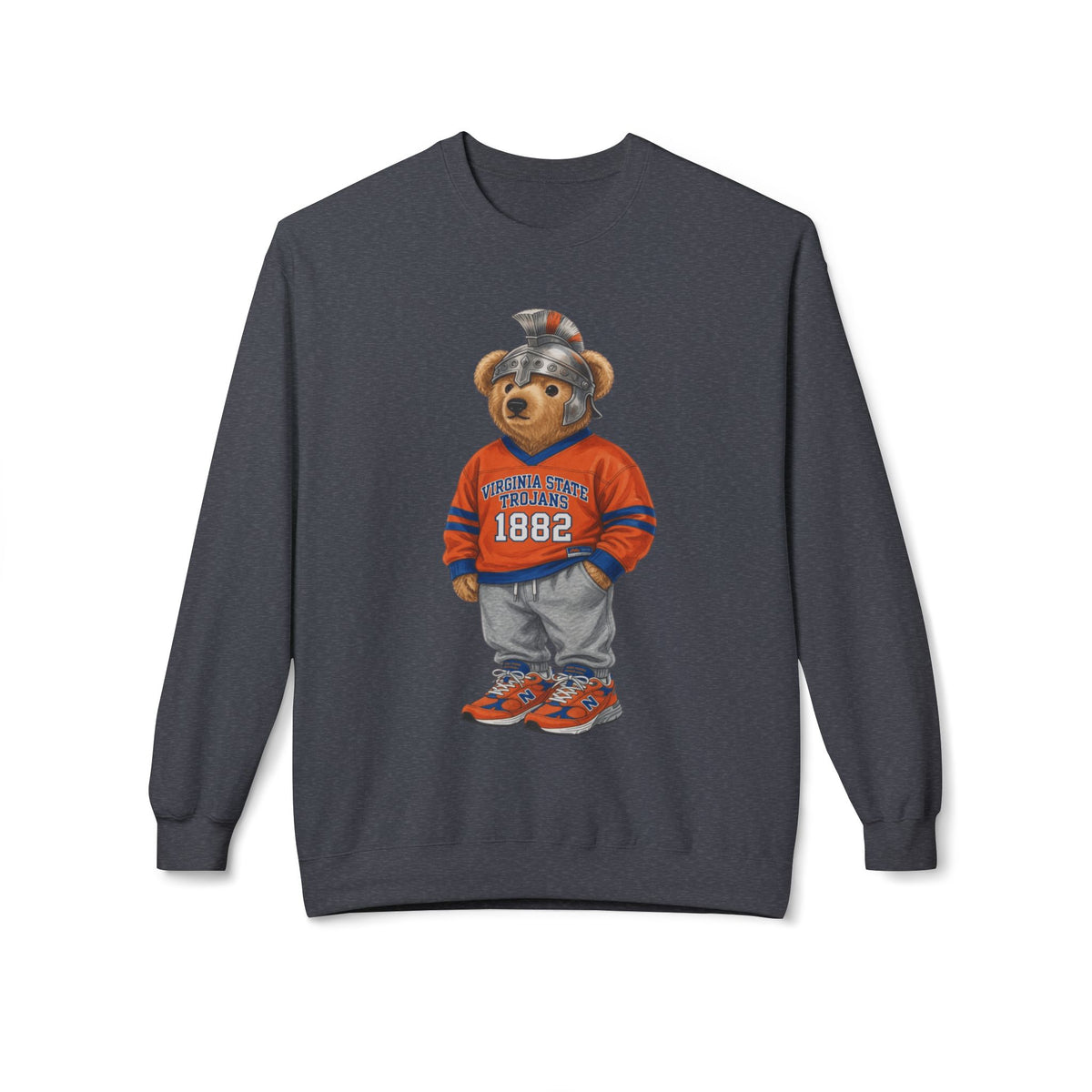 Trojan Bear Mascot- HBCU Polo Bear sweatshirt