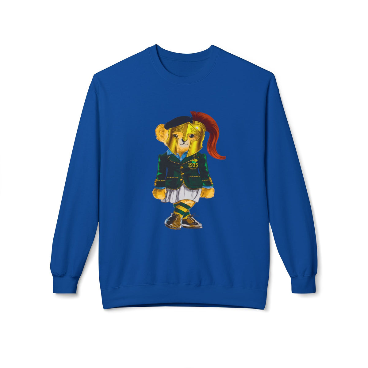 Norfolk State Lady Bear in Golden Helmet Sweatshirt | HBCU Polo Bear