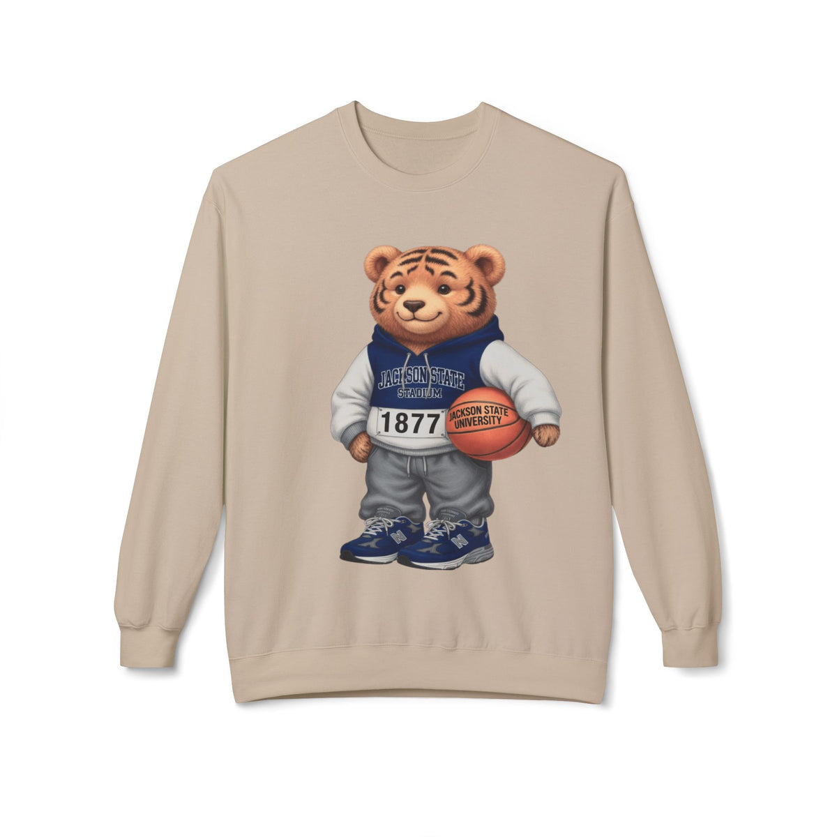 Jackson State Tiger Mascot- HBCU Polo Bear sweatshirt