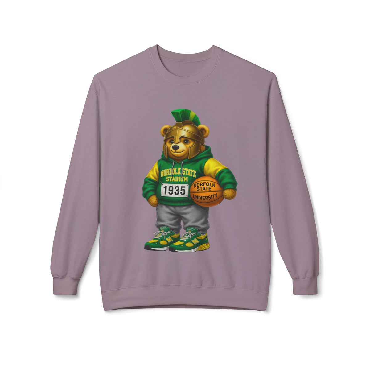 Norfolk State Trojan Bear HBCU Polo Bear sweatshirt