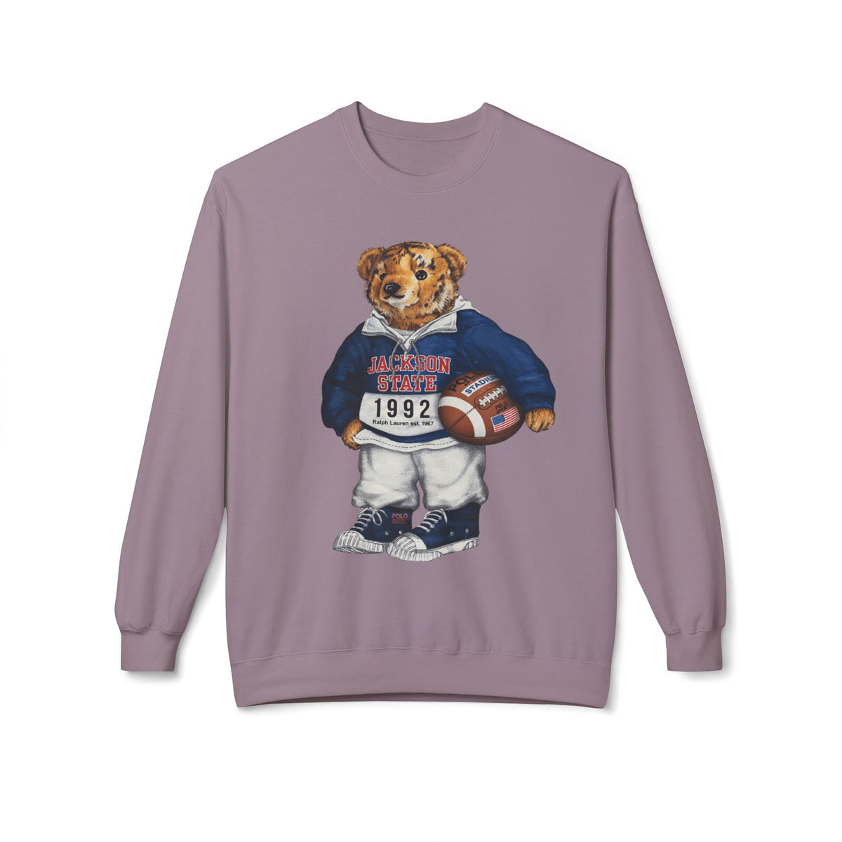 Jackson State Bear Mascot- HBCU Polo Bear sweatshirt