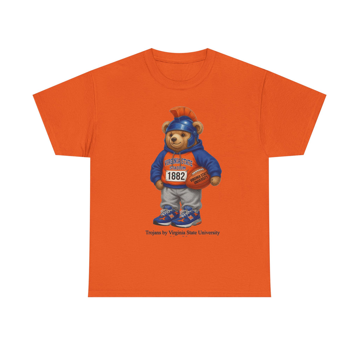Virgina State Trojan Bear 2nd edition- HBCU Tee Shirt