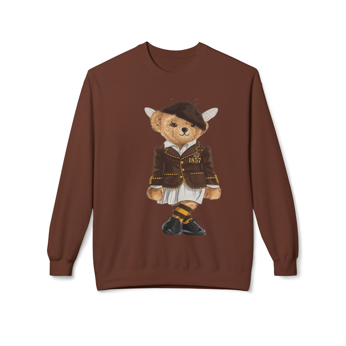 Harris–Stowe HBCU Lady Bear Sweatshirt | HSSU Hornets Teddy | Black Gold Heritage Crew | Yards & Dorms
