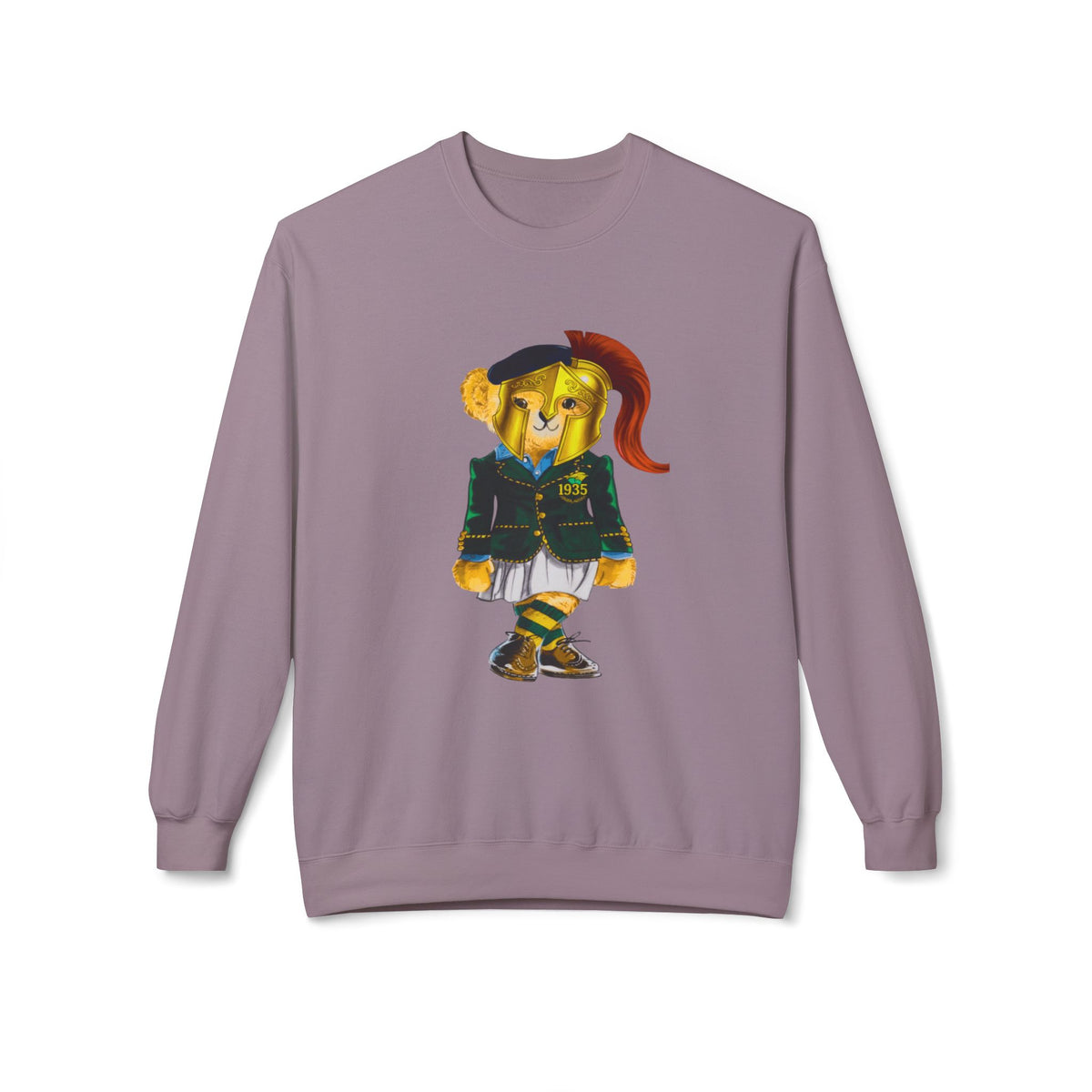 Norfolk State Lady Bear in Golden Helmet Sweatshirt | HBCU Polo Bear