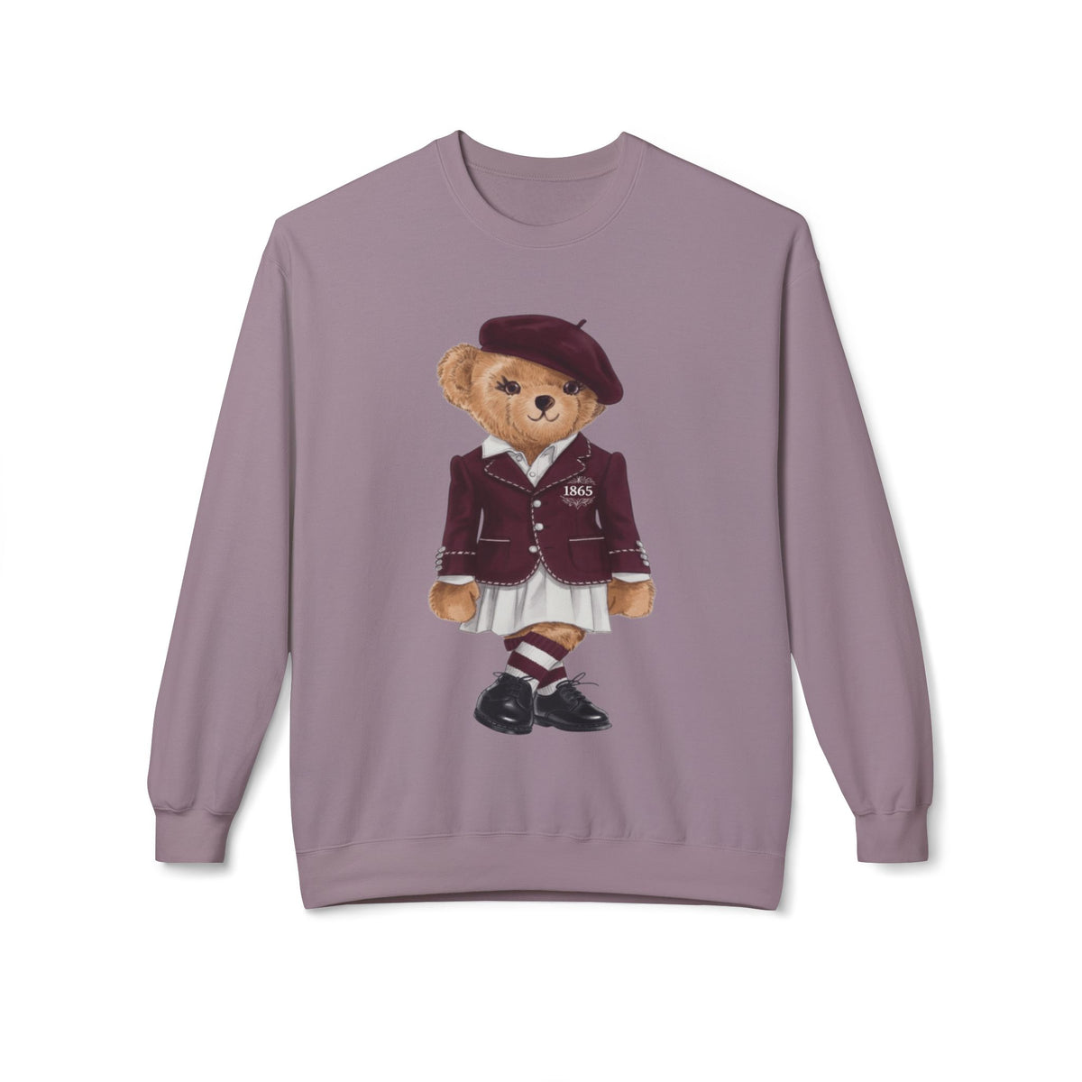 Shaw University Lady Bear Polo Bear Sweatshirt | HBCU Crewneck