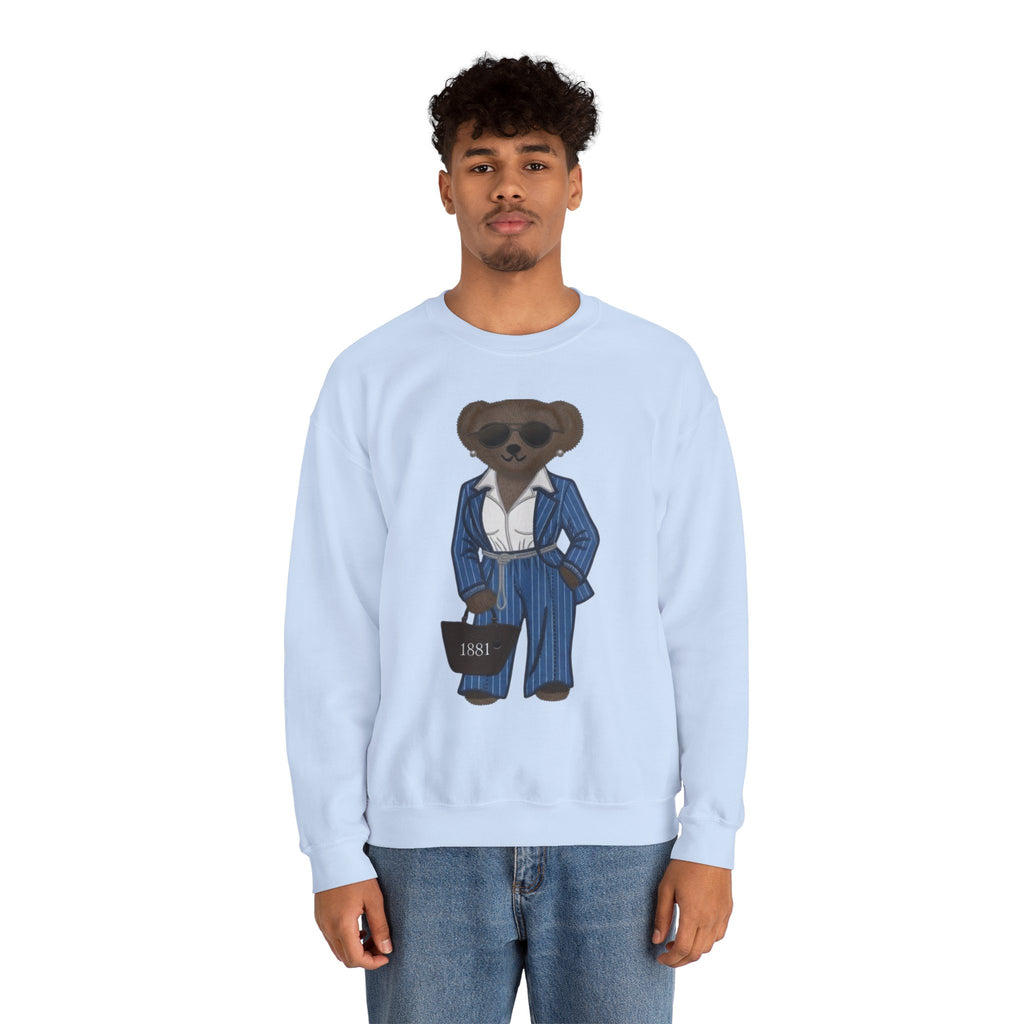 Spelman College Polo Bear  sweatshirt | Vintage Prep Teddy Bear