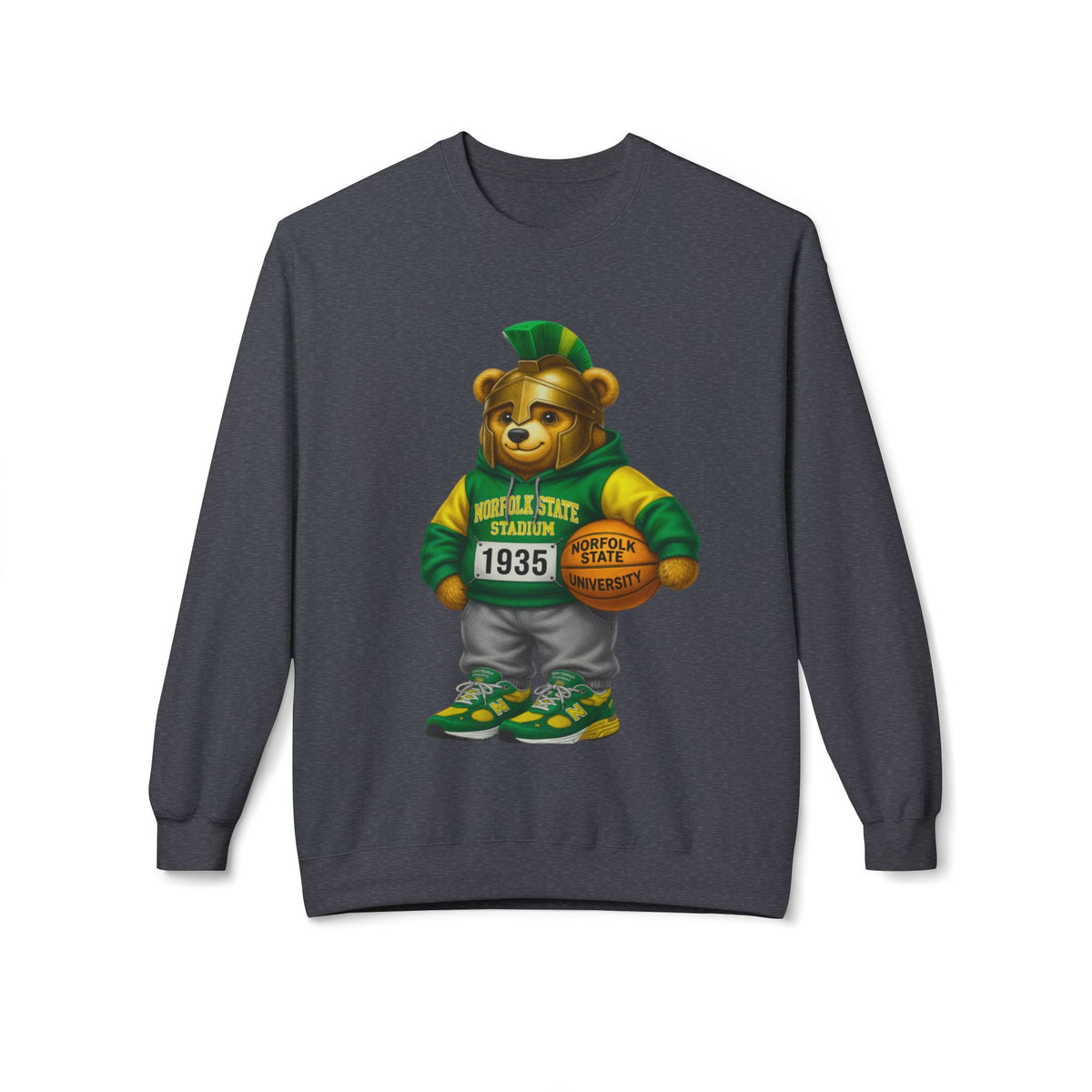 Norfolk State Trojan Bear HBCU Polo Bear sweatshirt