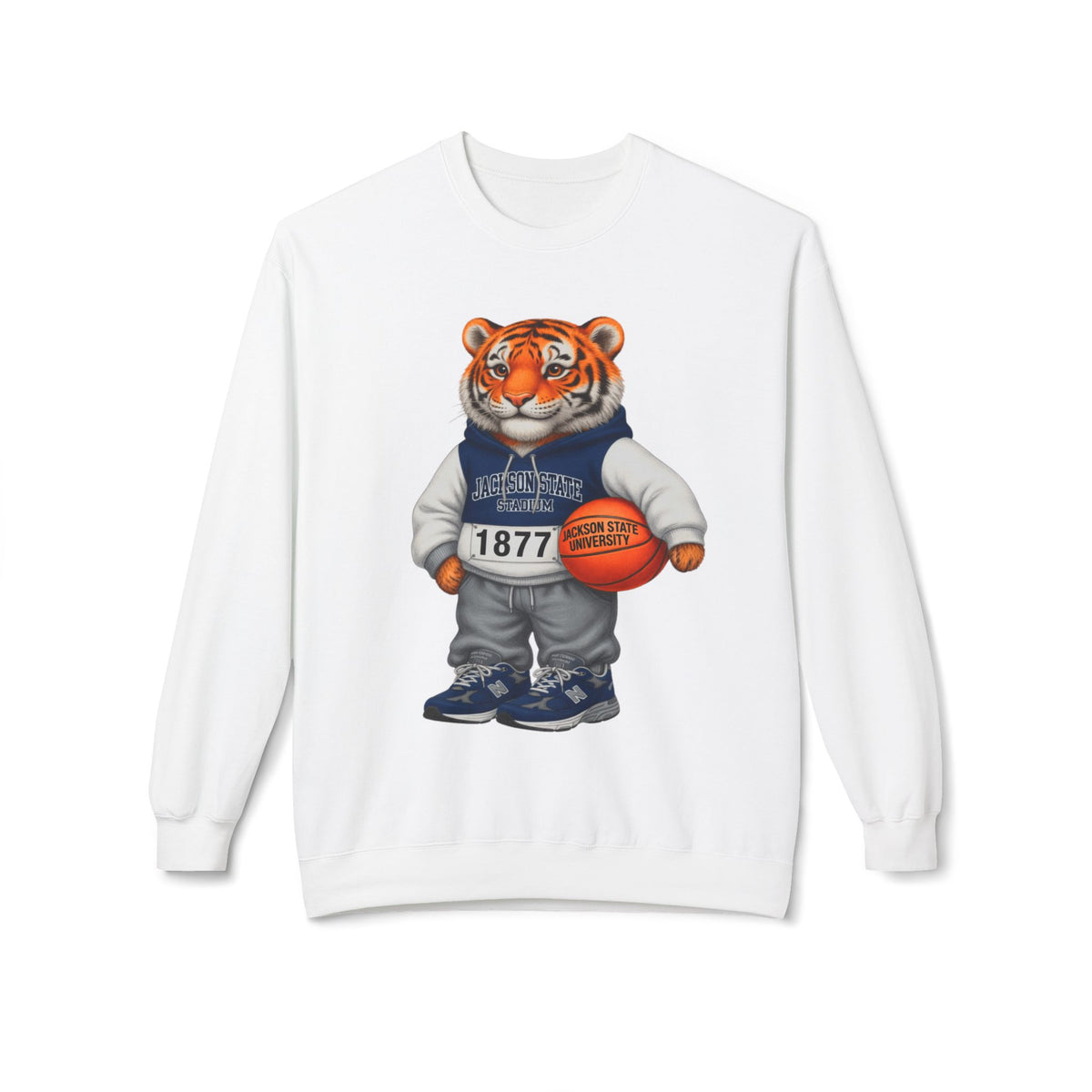 Jackson State Tiger Mascot- HBCU Polo Bear sweatshirt