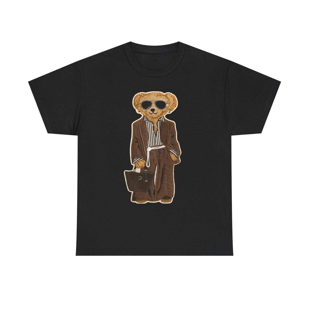 HBCU Bear in Suit graphic tee | Teddy Bear with Briefcase, Sunglasses