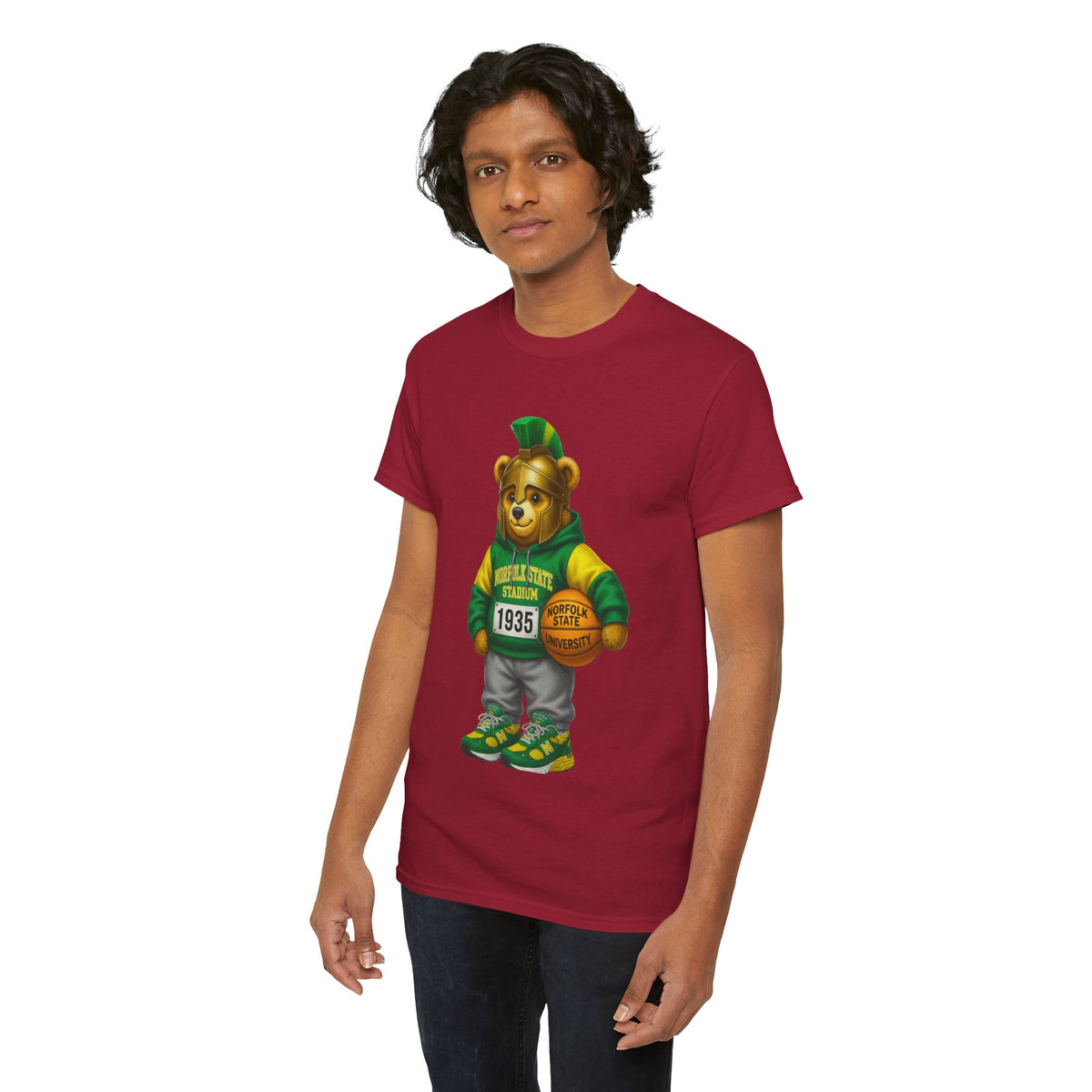 Norfolk State Spartan Bear - HBCU Tee Shirt