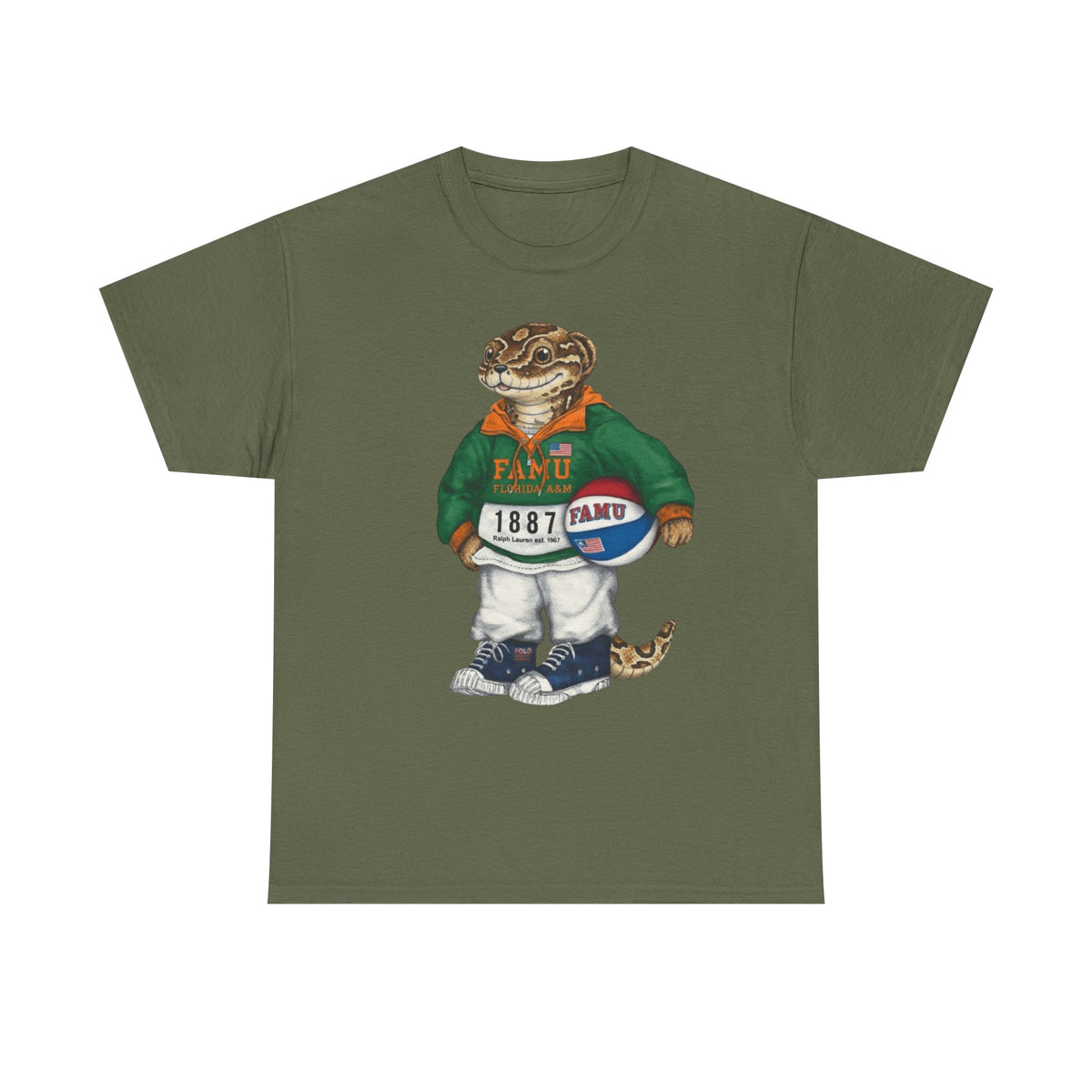 FAMU Rattler Bear  Edition- HBCU Tee Shirt