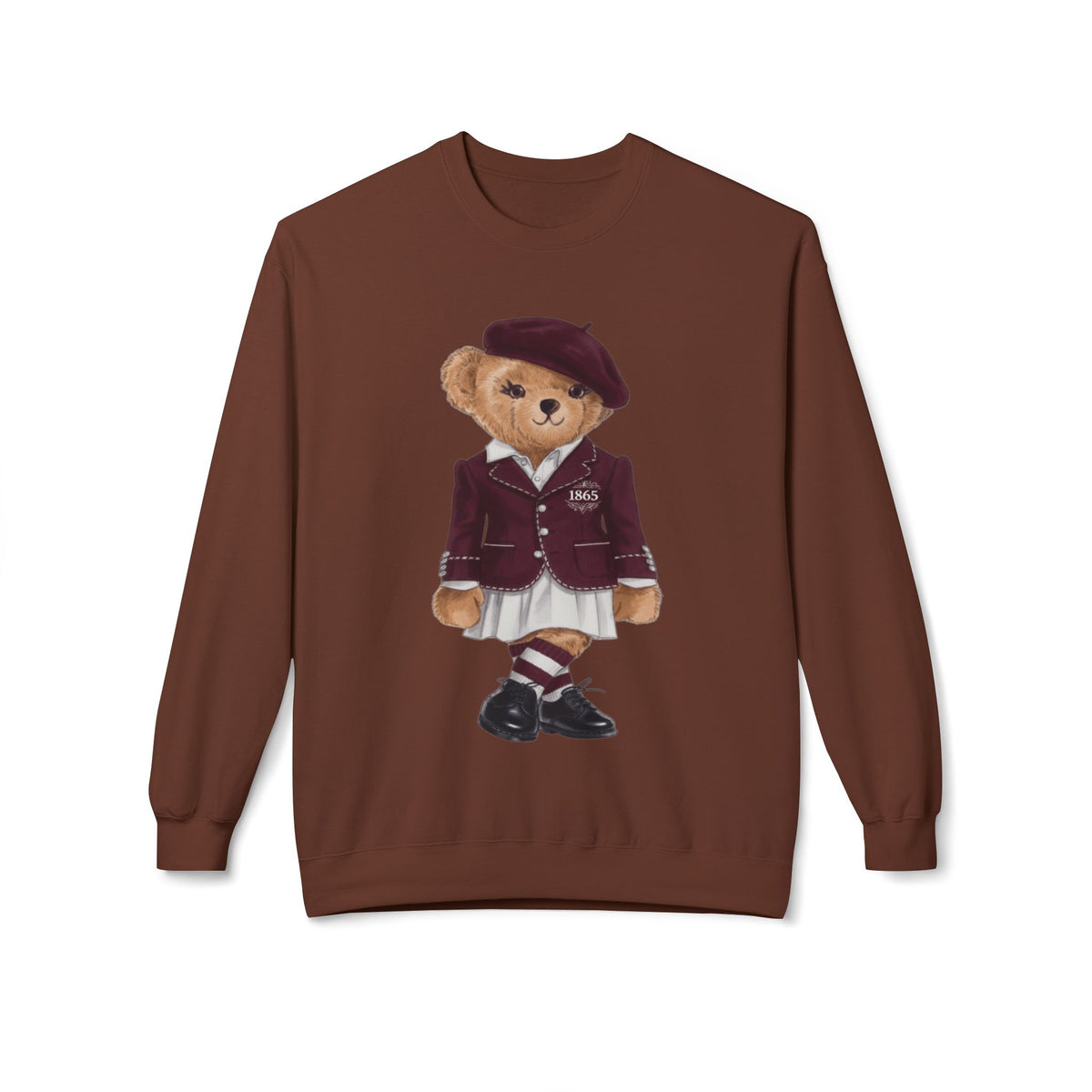 Shaw University Lady Bear Polo Bear Sweatshirt | HBCU Crewneck