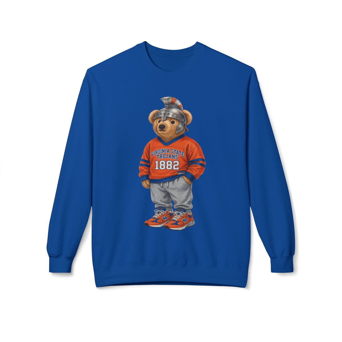 Trojan Bear Mascot- HBCU Polo Bear sweatshirt
