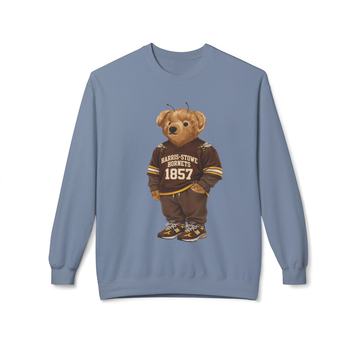 Harris-Stowe Hornets Mascot- HBCU Polo Bear sweatshirt