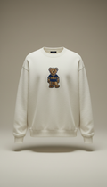 Ivory Heavyweight Bear Sweatshirt