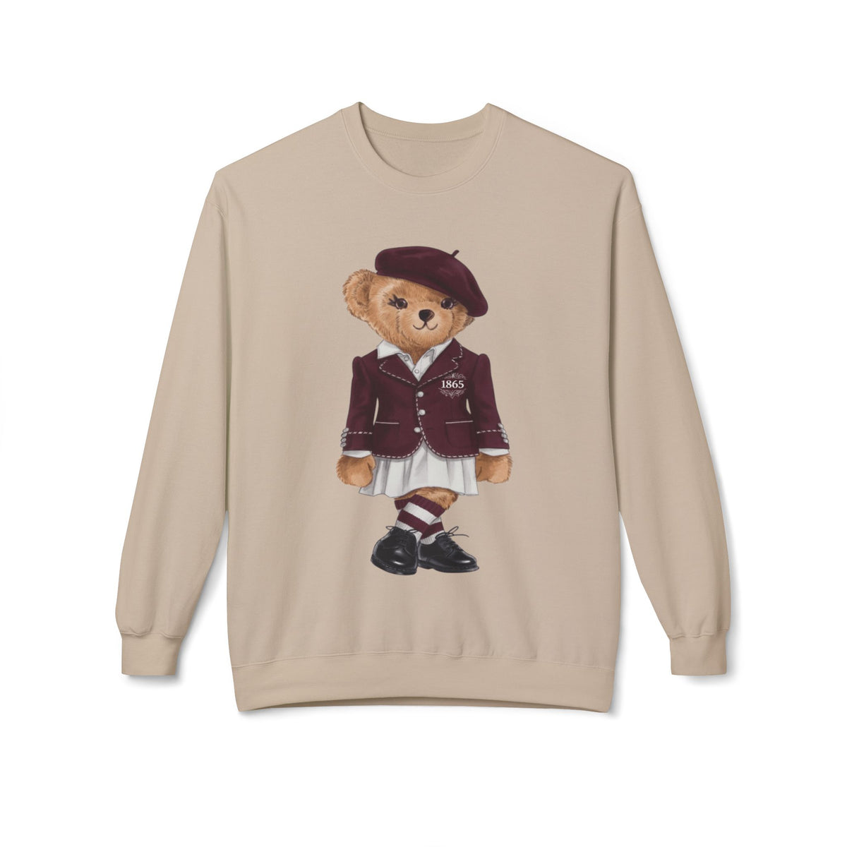 Shaw University Lady Bear Polo Bear Sweatshirt | HBCU Crewneck