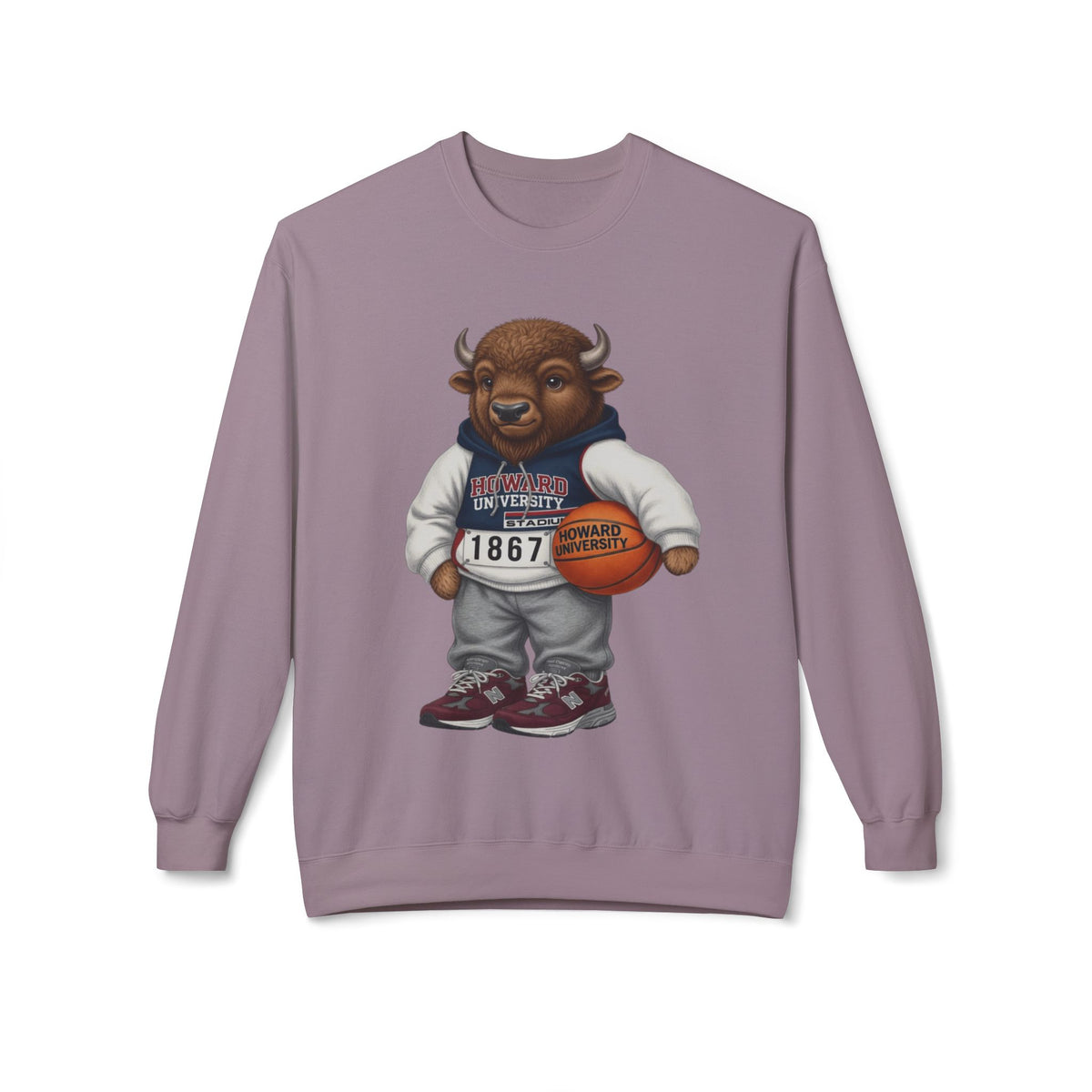 Bison Mascot- HBCU Polo Bear sweatshirt