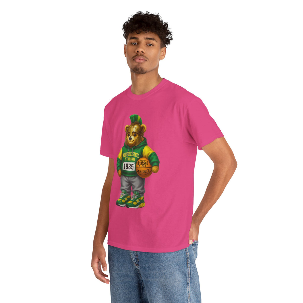 Norfolk State Spartan Bear - HBCU Tee Shirt