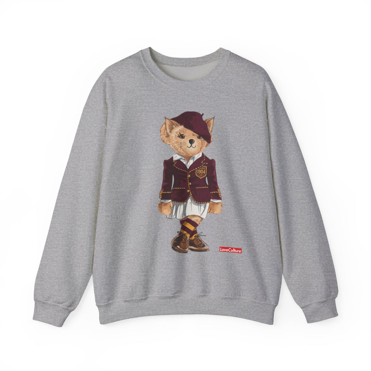 Bethune Cookman Teddy Bear Sweatshirt| Vintage Polo Club  Outfit