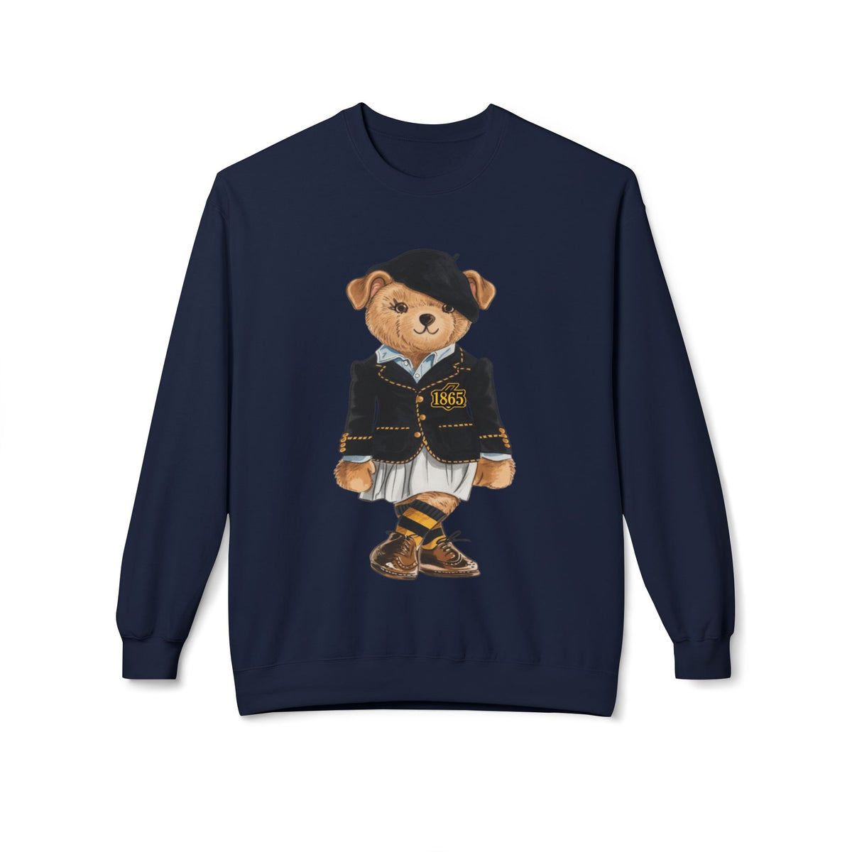 Bowie State Lady Teddy Bear Mascot- HBCU Polo Bear sweatshirt