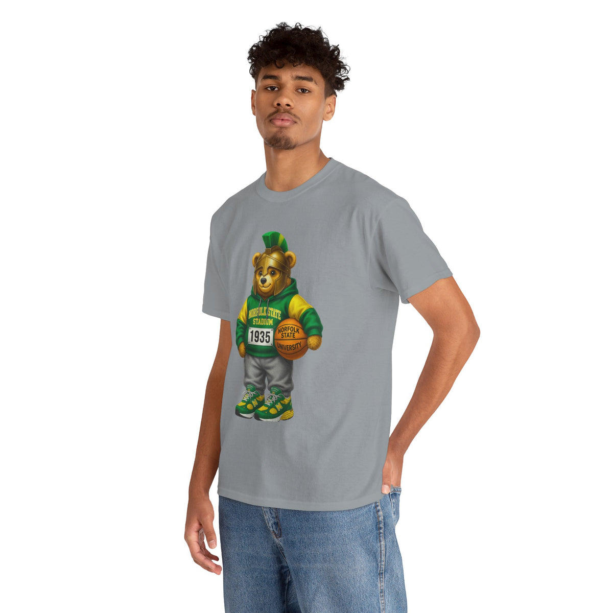 Norfolk State Spartan Bear - HBCU Tee Shirt