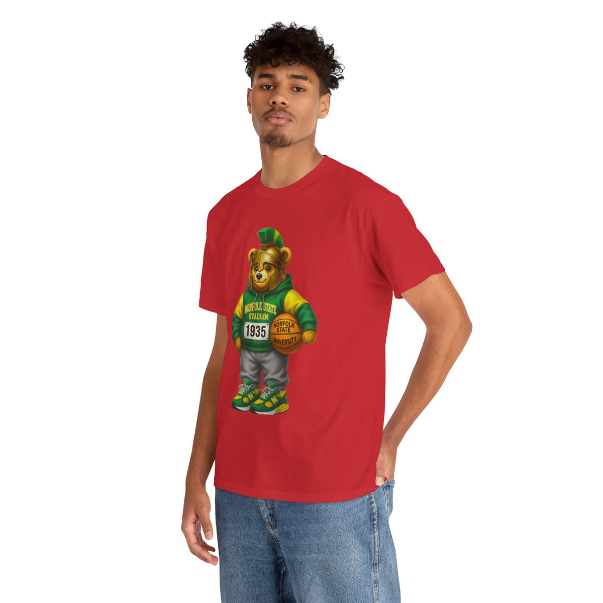 Norfolk State Spartan Bear - HBCU Tee Shirt