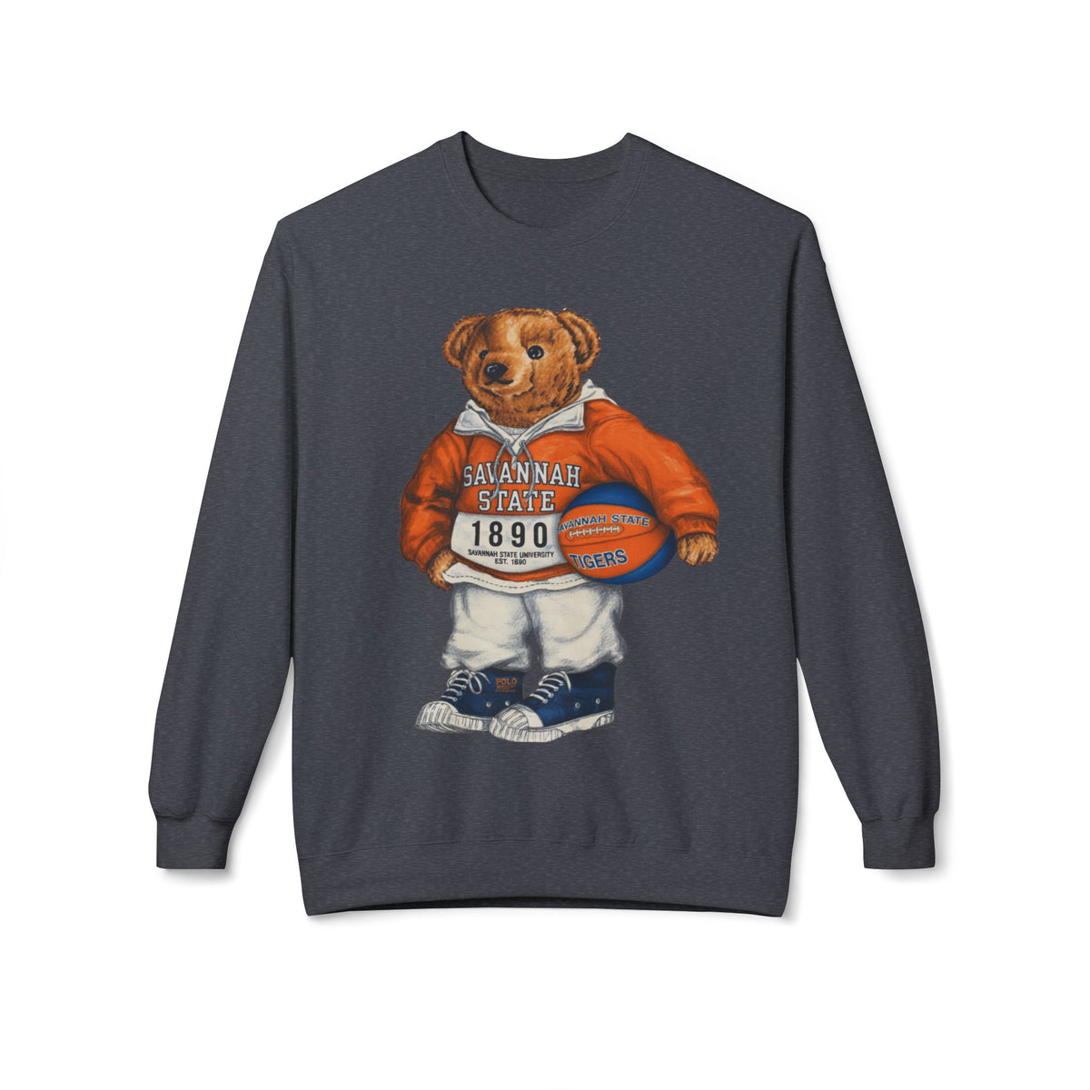 Savannah State Tigers Mascot- HBCU Polo Bear sweatshirt