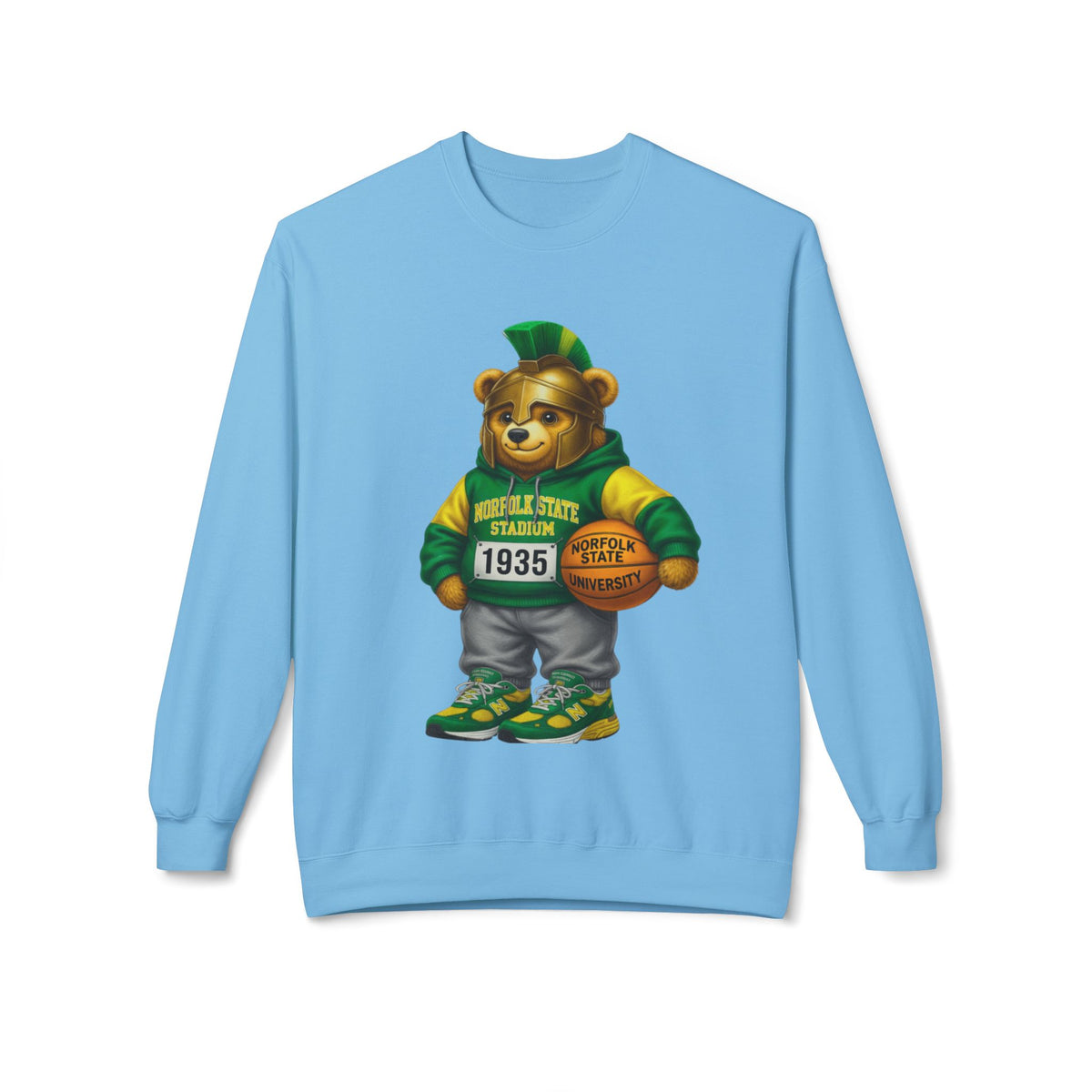 Norfolk State Trojan Bear HBCU Polo Bear sweatshirt