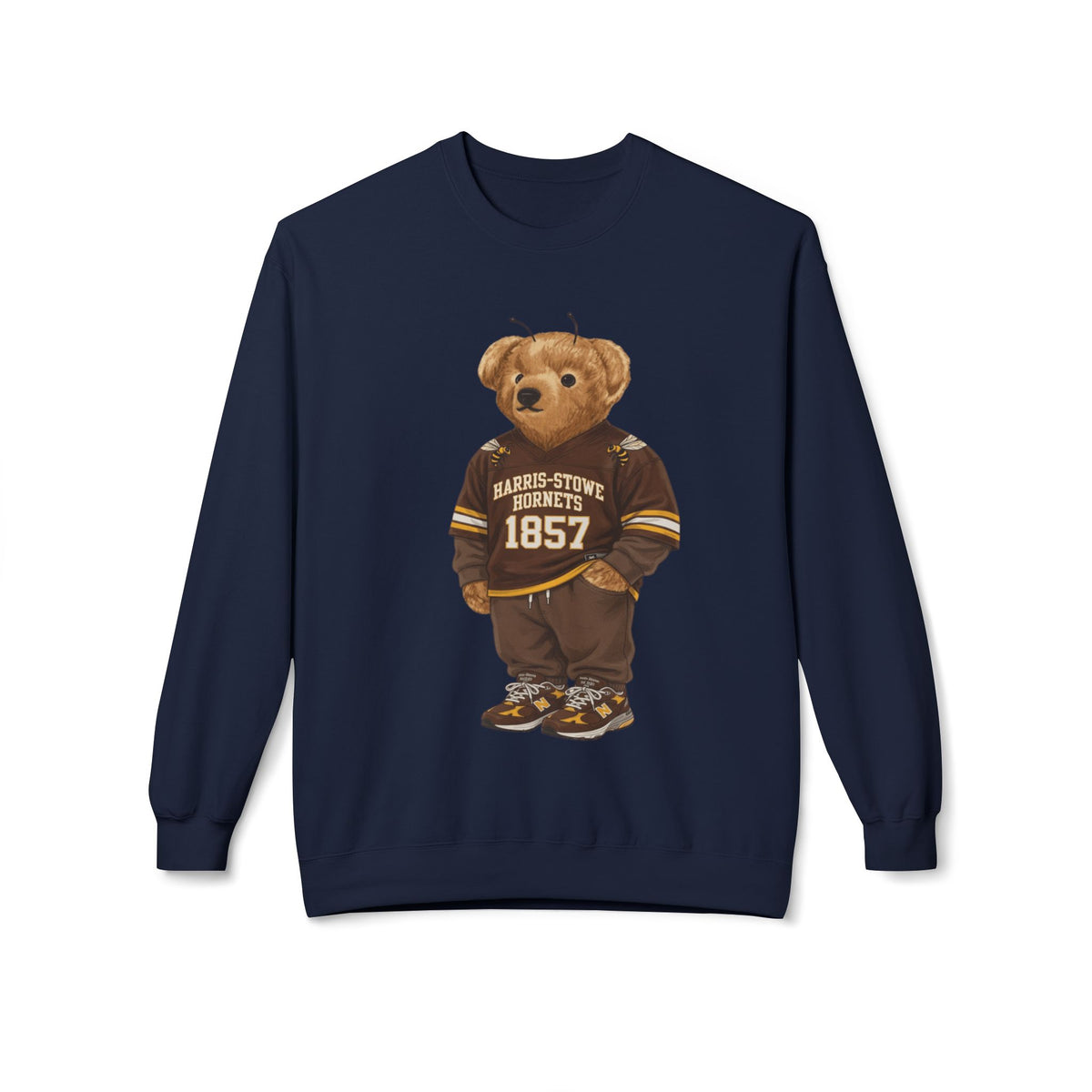 Harris-Stowe Hornets Mascot- HBCU Polo Bear sweatshirt