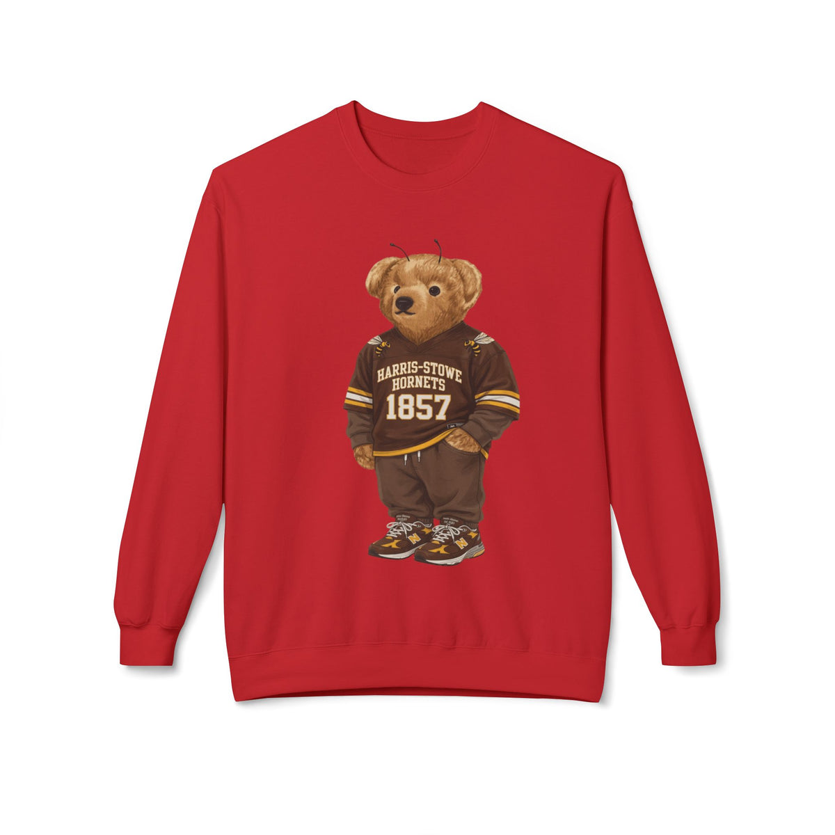 Harris-Stowe Hornets Mascot- HBCU Polo Bear sweatshirt
