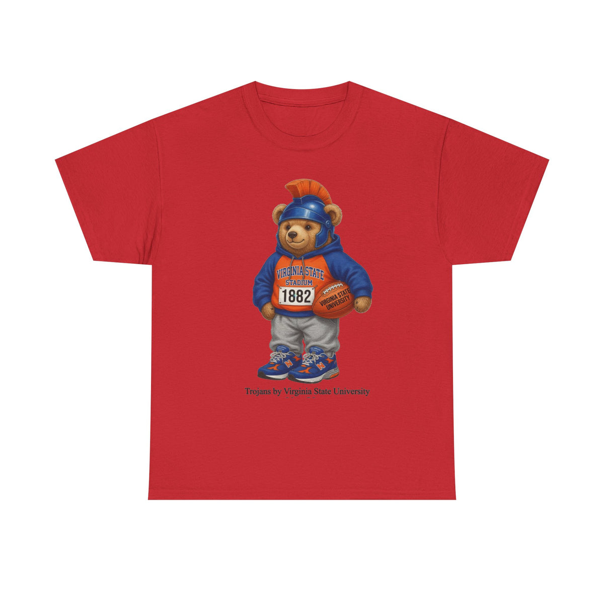 Virgina State Trojan Bear 2nd edition- HBCU Tee Shirt