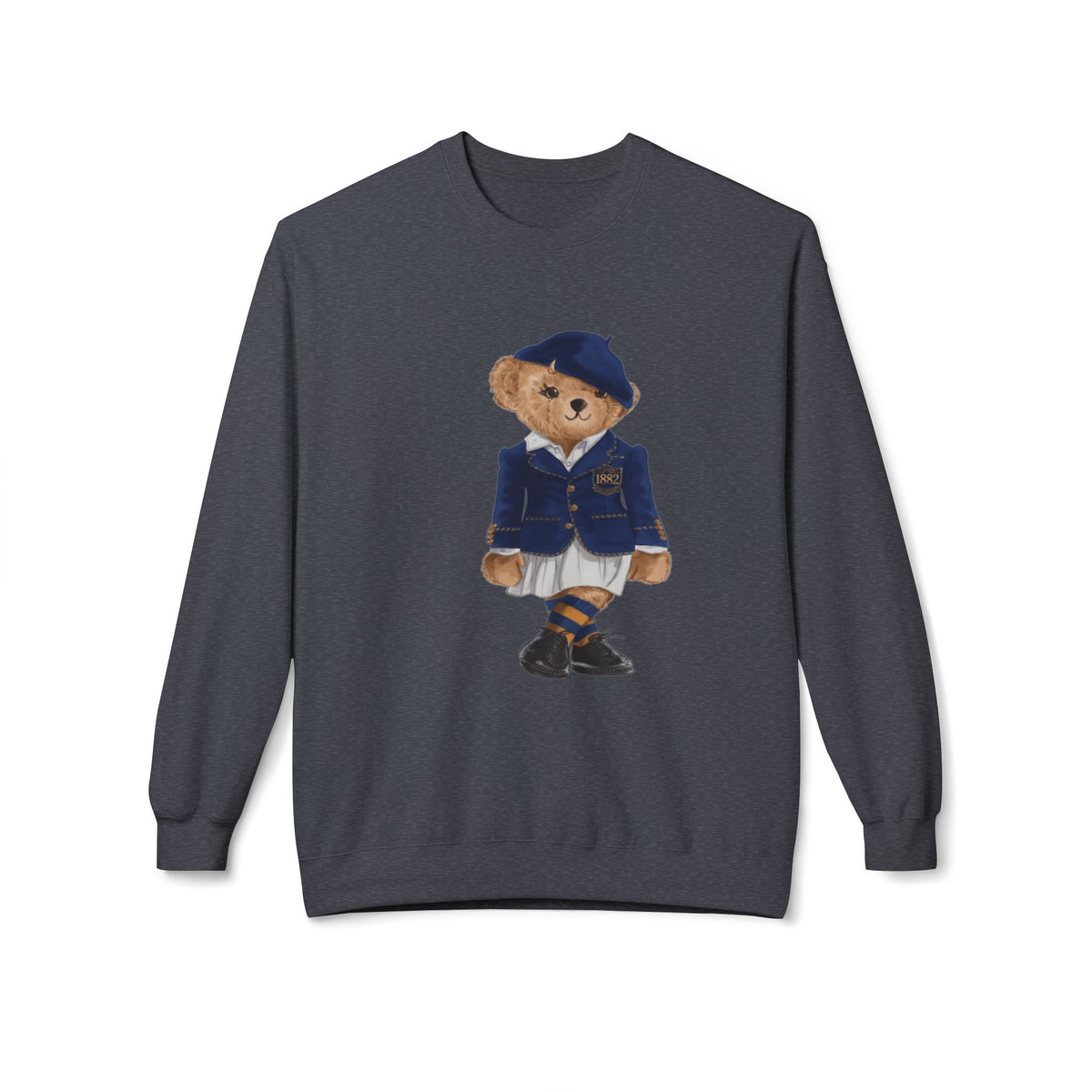VSU Polo Bear Sweatshirt | Virginia State University Trojans Teddy | Vintage Prep HBCU Bear |